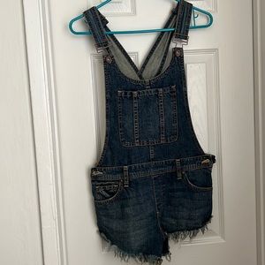 Free people short overalls